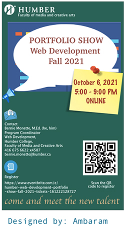 portfolio show invitation